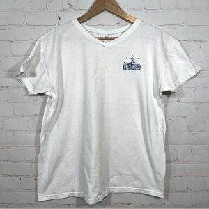 Vintage Anvil Wychmere Harbor Cape Cod T Shirt Womens Large White